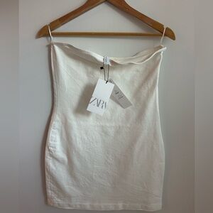White Zara dress
